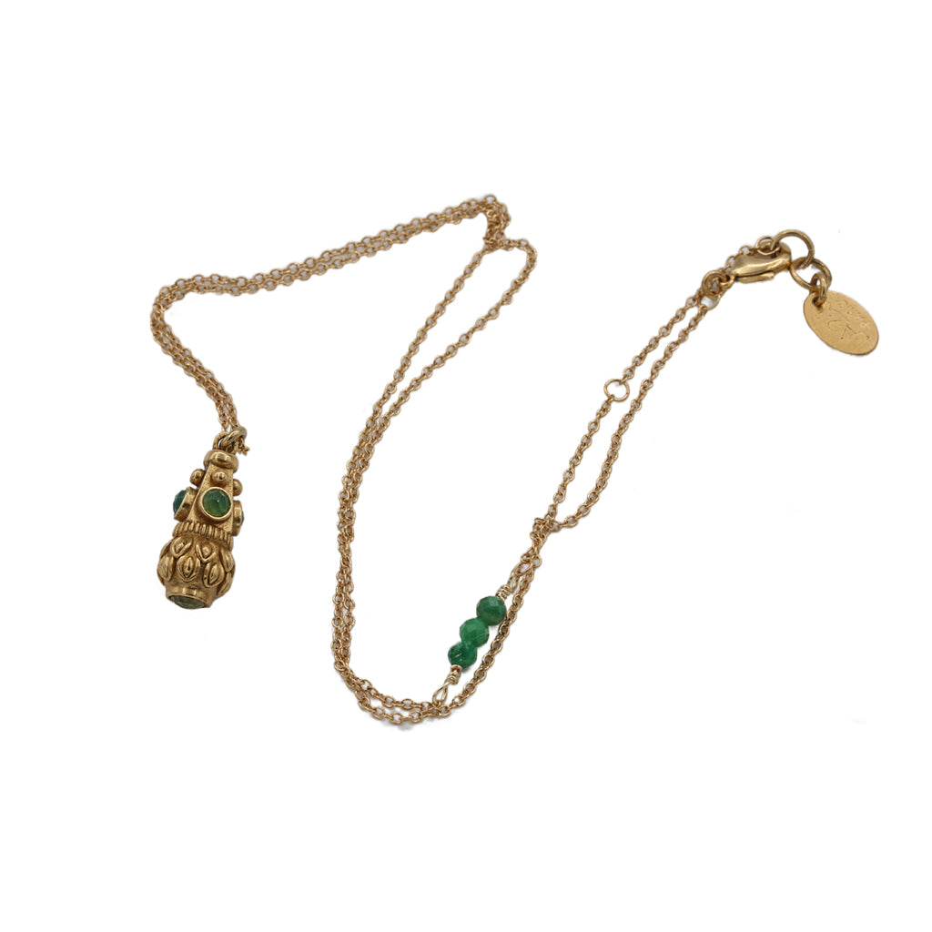 Jasmine pendulum necklace small model