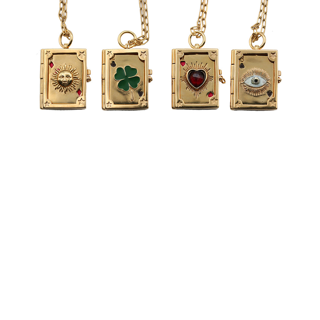 Sacha book necklace