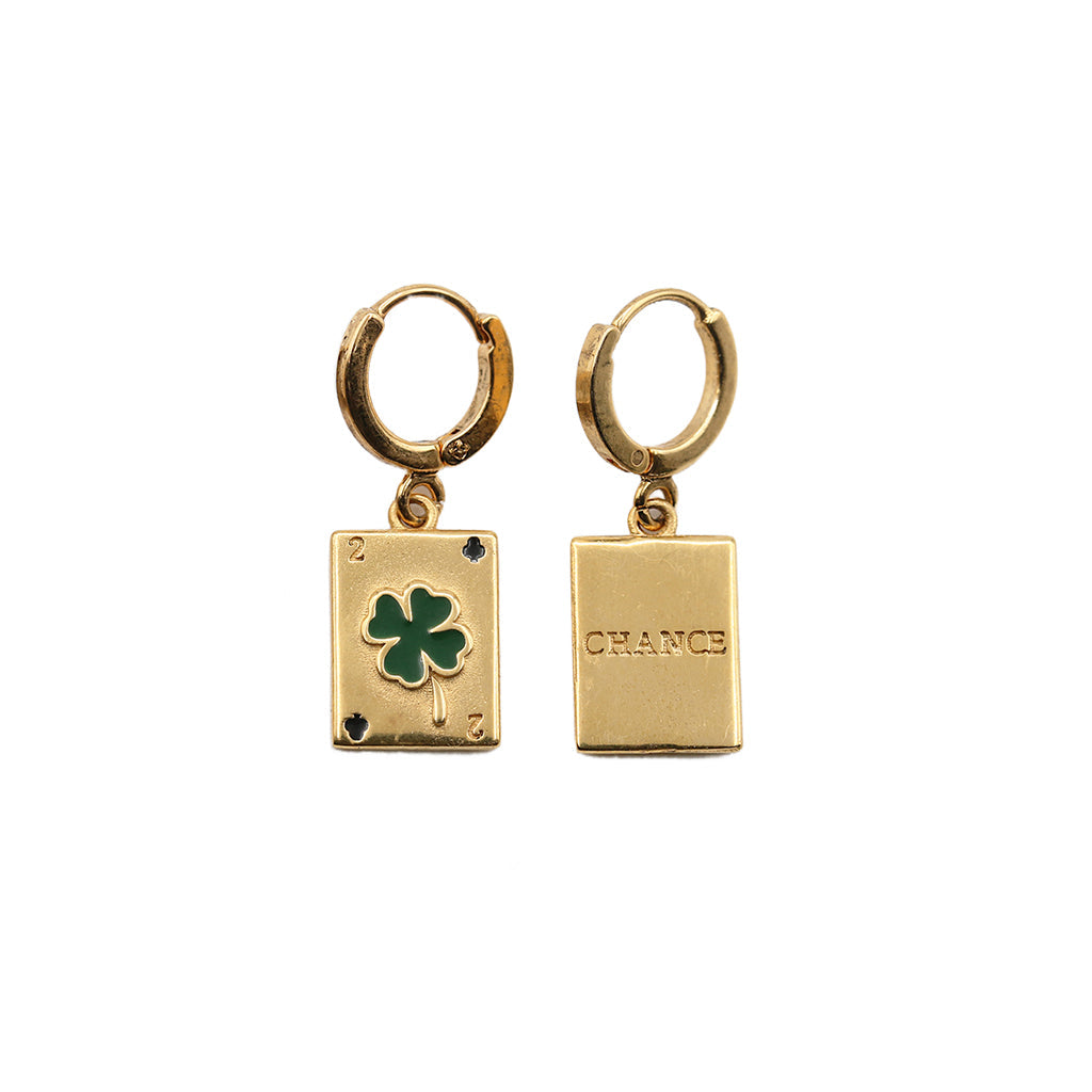 Sacha mini Card earrings