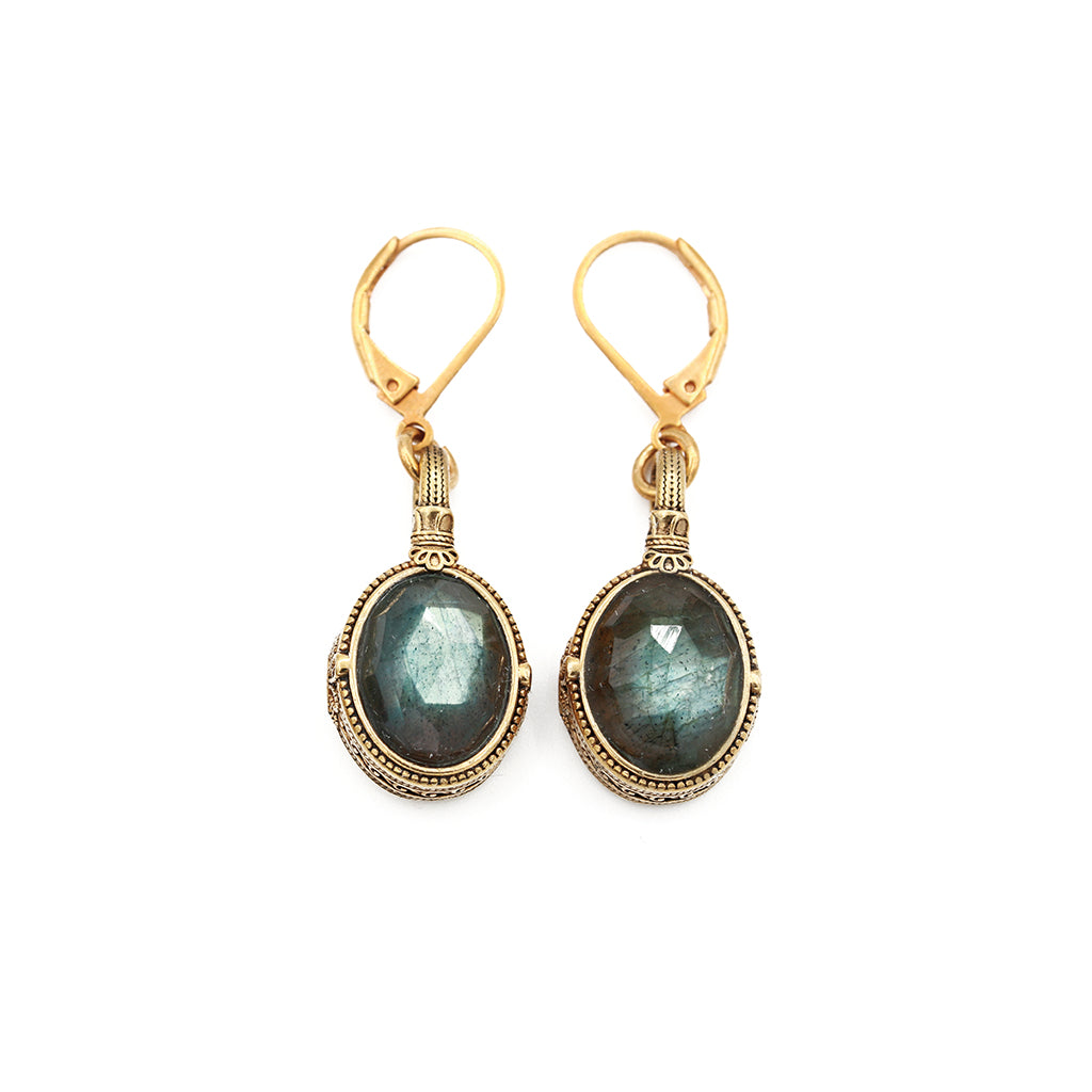 Camay stone earrings