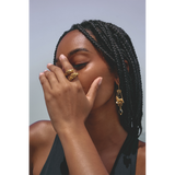 Aya Lion Chain Earrings 