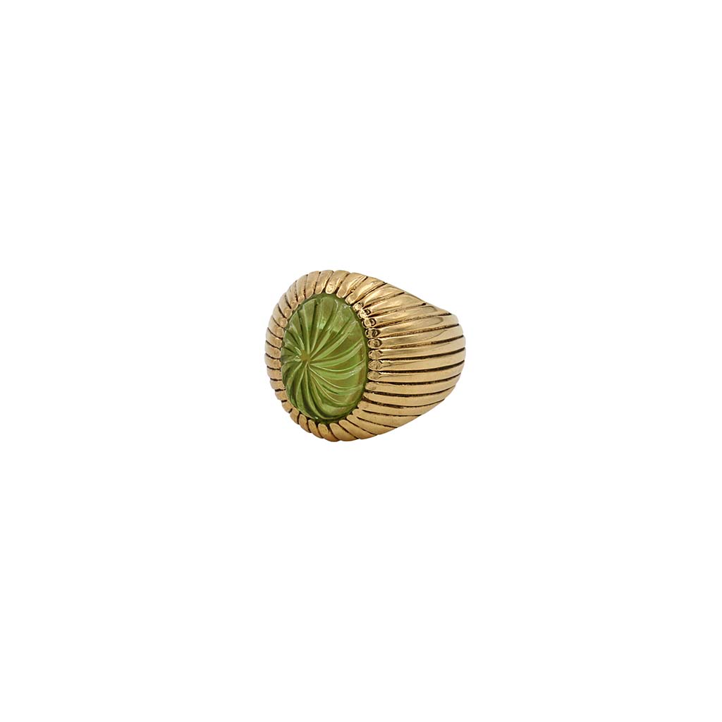 Sacha shell ring, large model - SS 26 Wholesale