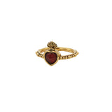 Bague Sacha coeur flamme - AH 26 Wholesale