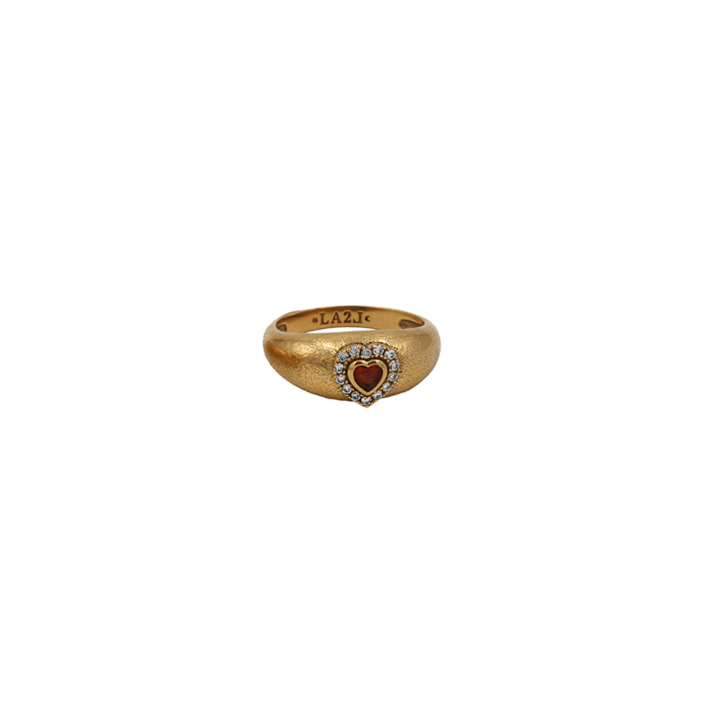 Bague Sacha strass coeur - AH 26 Wholesale