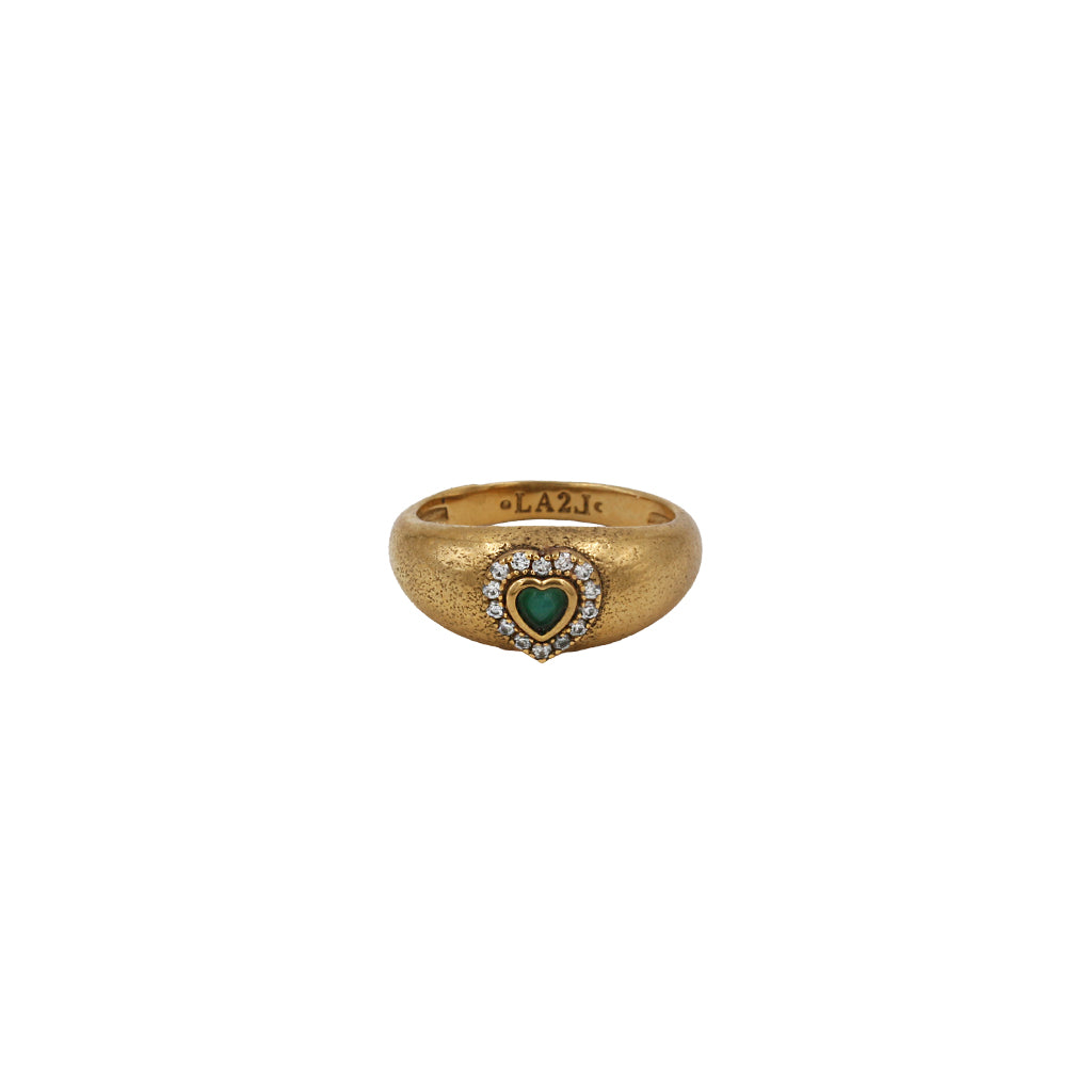 Bague Sacha strass coeur - AH 26 Wholesale
