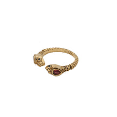 Bague Sissi double tête