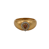 Sacha rhinestone drop ring