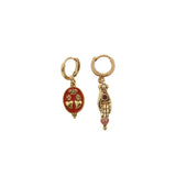 Mini créoles Sacha asymétriques - AH 27 Wholesale