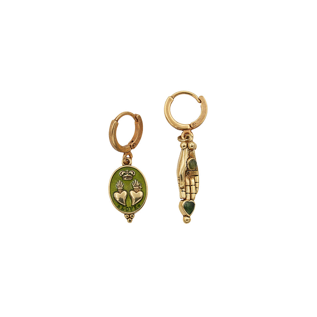 Mini créoles Sacha asymétriques - AH 27 Wholesale
