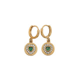 Dolie Heart Medallion Earrings - SS 26 Wholesale