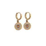 Dolie Heart Medallion Earrings - SS 26 Wholesale