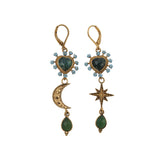 Luna ex voto asymmetrical earrings - SS 26 Wholesale