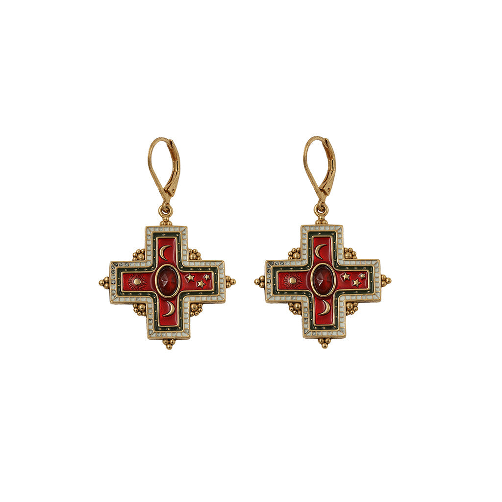 Luna Cross Earrings - SS 26 Wholesale