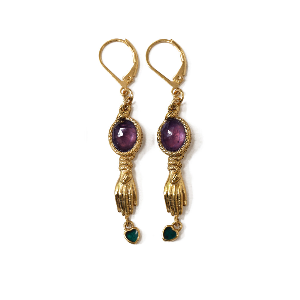 Archives - Sacha snake hand heart earrings 