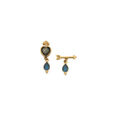 Boucles Sacha coeur flèche pierre - AH 26 Wholesale
