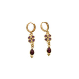 Boucles Sacha trèfle goutte - AH 26 Wholesale