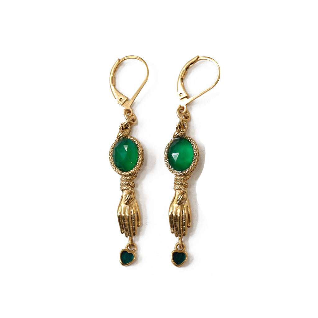 Archives - Sacha snake hand heart earrings 