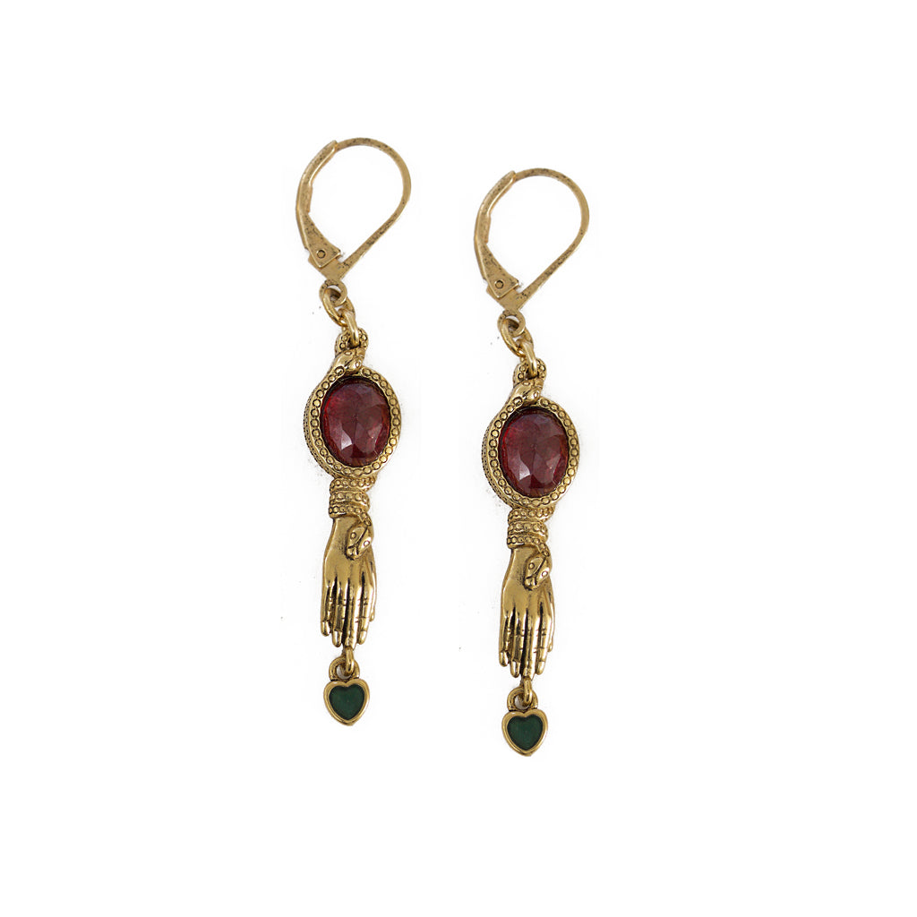 Archives - Sacha snake hand heart earrings 