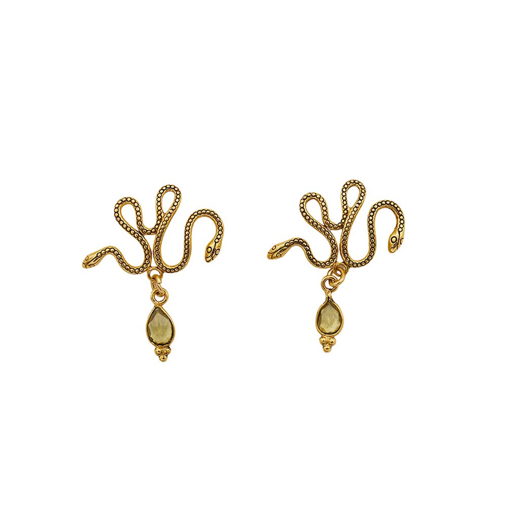 Sissi button drop earrings - PE 26 Wholesale