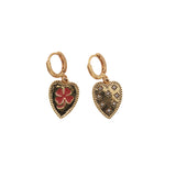 Boucles Sacha trèfle strass - AH 27 Wholesale