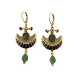 Zana enamel drop earrings 