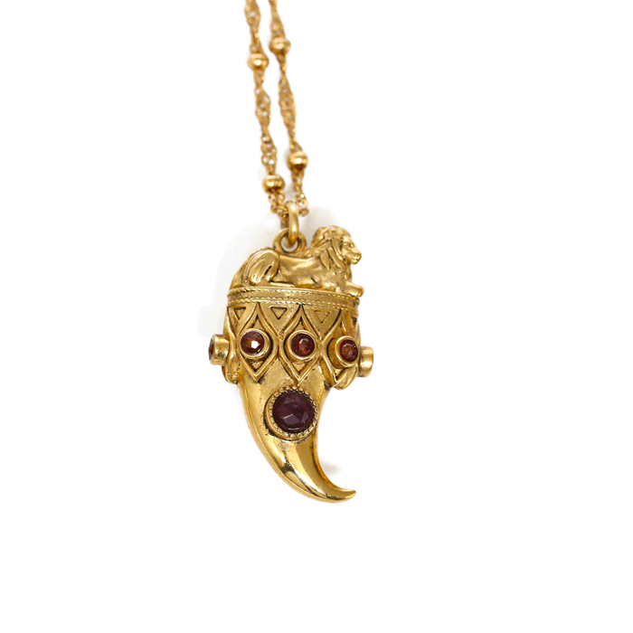 Aya horn metal necklace - Wholesale PE 24 