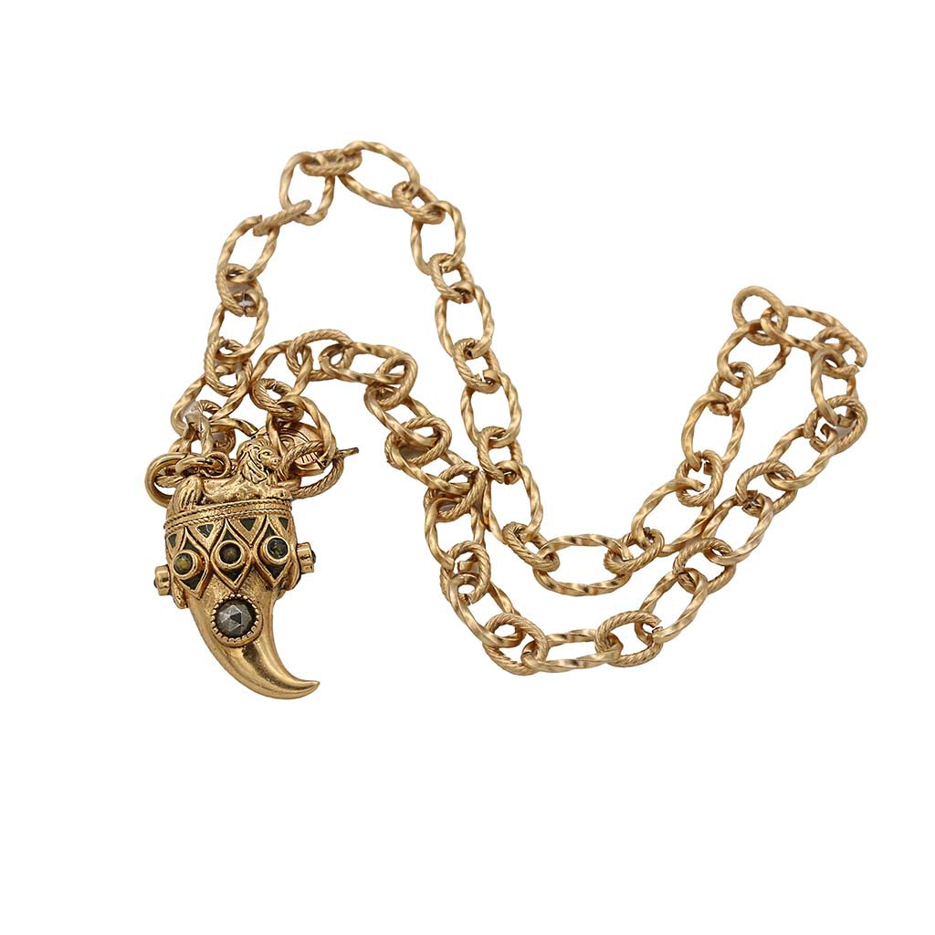 Collier Aya corne métal - PE 26 Wholesale