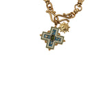 Luna cross necklace 