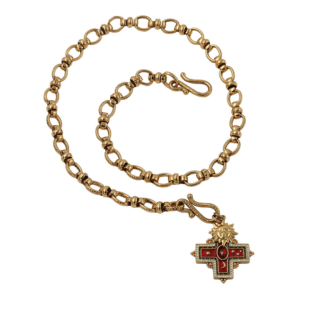 Collier Luna croix