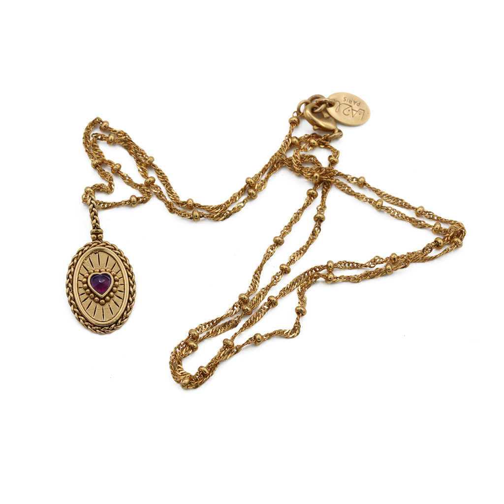 🌞 Rhaenira Heart Necklace