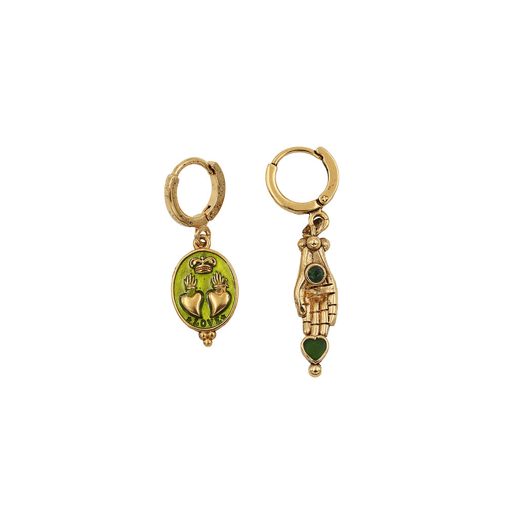 Mini Sacha asymmetrical hoop earrings - SS 26 Wholesale