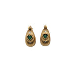 Créoles Sacha strass coeur - AH 26 Wholesale