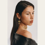 Boucles Zana émail chaîne - AH 26 Wholesale