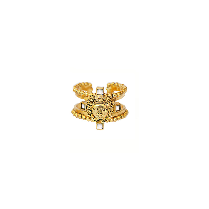 Bague Médusa Pierres Tête - Whole Sale AH