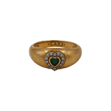 Sacha rhinestone heart ring