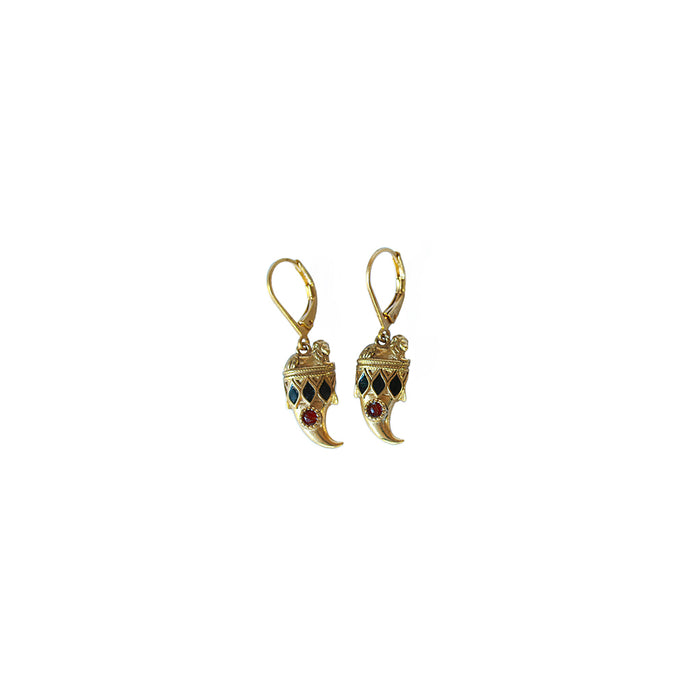 Aya horn earrings - Wholesale PE 24 
