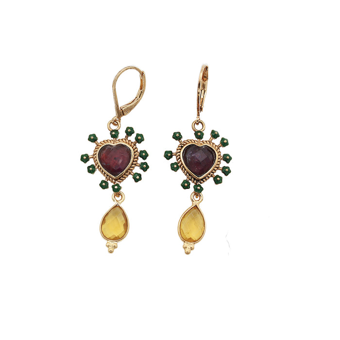 Sacha ex voto heart earrings - Wholesale SS 24
