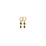 Mini Isha stone earrings