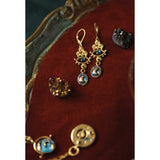 Sacha Moon Medal Earrings
