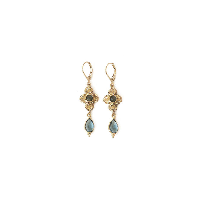 Boucles Sacha Trèfle Pierre - Whole Sale AH