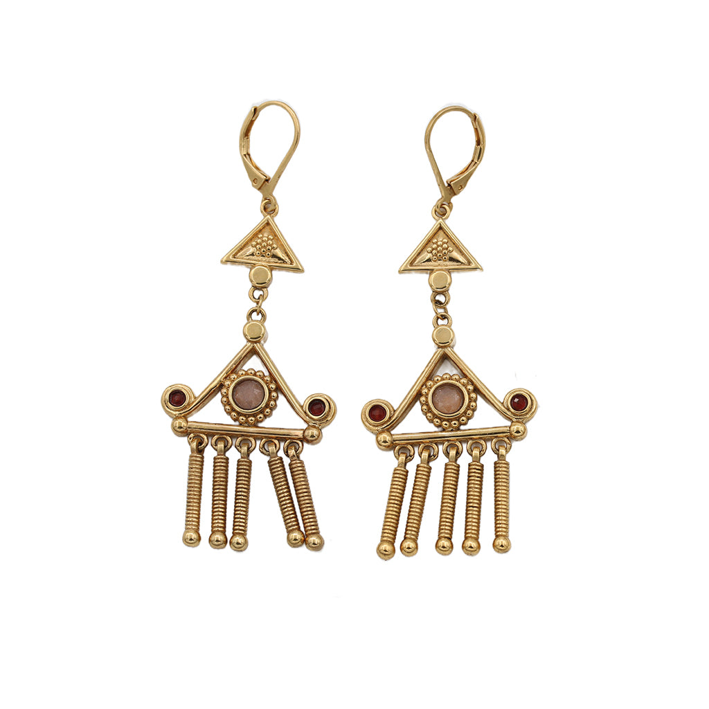 Théna temple earrings large model - Wholesale PE 24