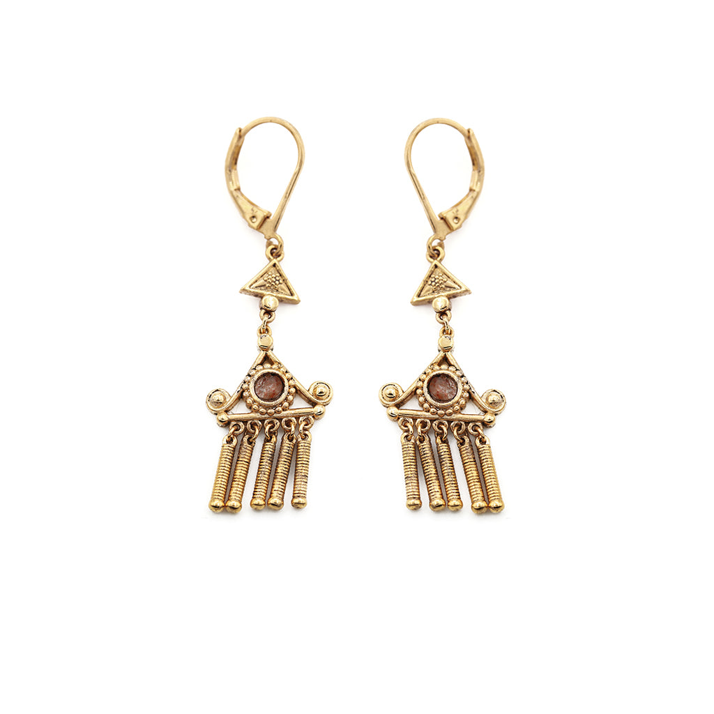 🌞 Théna temple earrings small model