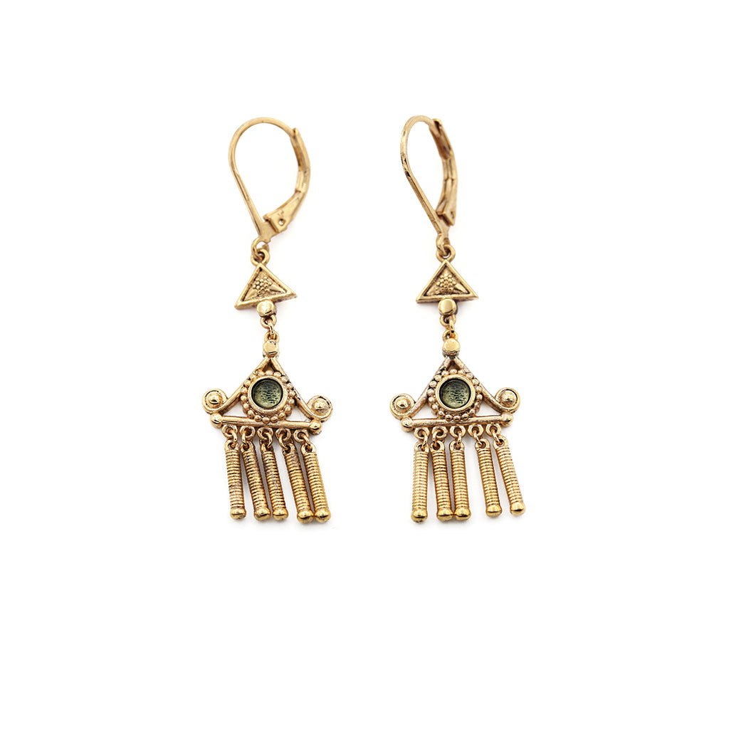 🌞 Théna temple earrings small model
