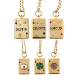 Sun book necklace kit + card of your choice