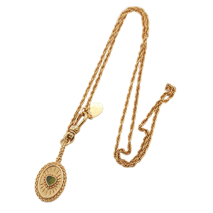 Sacha heart braid necklace - Wholesale PE 24