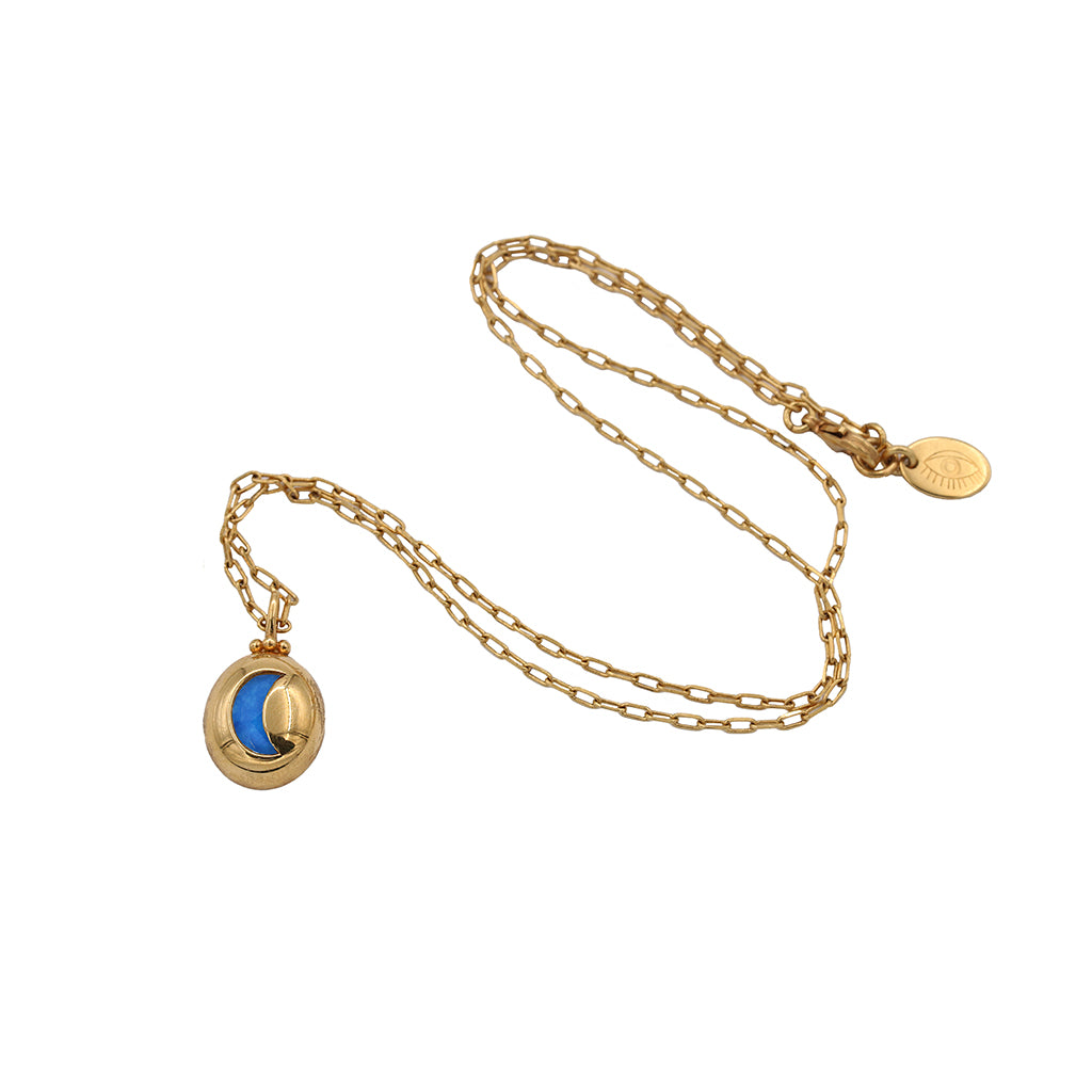 Collier sur mesure : symbole lune