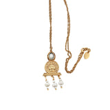 Medusa necklace with tassels