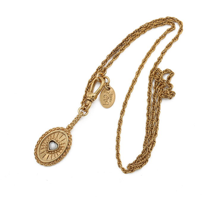 Sacha heart braid necklace - Wholesale PE 24