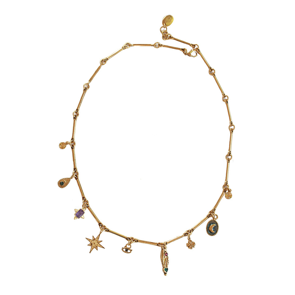Sacha Moon tassel necklace - Wholesale PE 24 