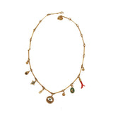 Sacha Moon tassel necklace 